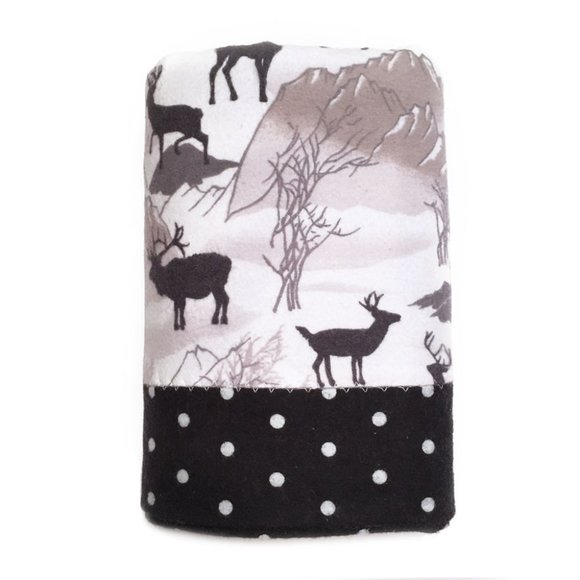 NEW Outdoors Deer Baby Blanket, flannel HANDMADE - Picture 2 of 2